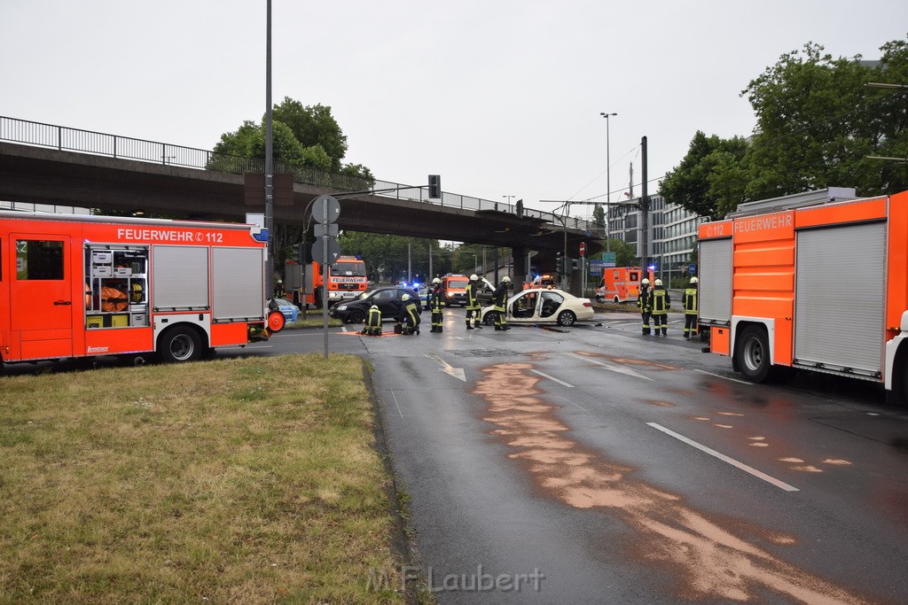 VU 3 Pkw Koeln Deutz Am Messekreisel P072.JPG - Miklos Laubert